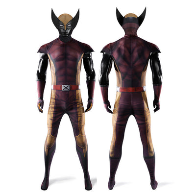 Deadpool 3 Wolverine and Deadpool Wolverine Brown Battle Suit Cosplay Costumes