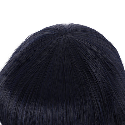 Anime High-Rise Invasion Yuri Honjo Long Dark Blue Cosplay Wigs