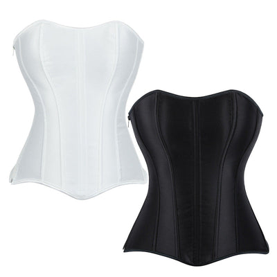 Satin Fabric Body Shaping Waist-Slimming Court-Styling Top Cosplay Costumes