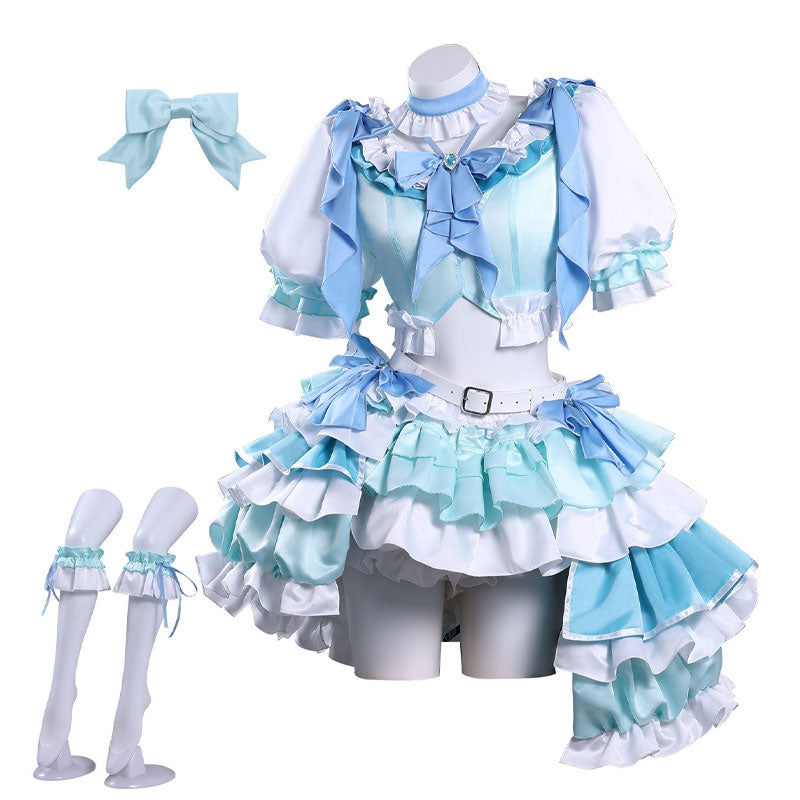 Puella Magi Madoka Magica Sayaka Miki Stage Outfit Cosplay Costumes