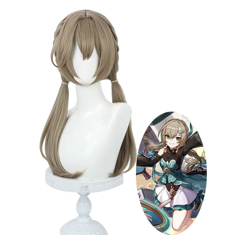Honkai: Star Rail Qingque Cosplay Wigs