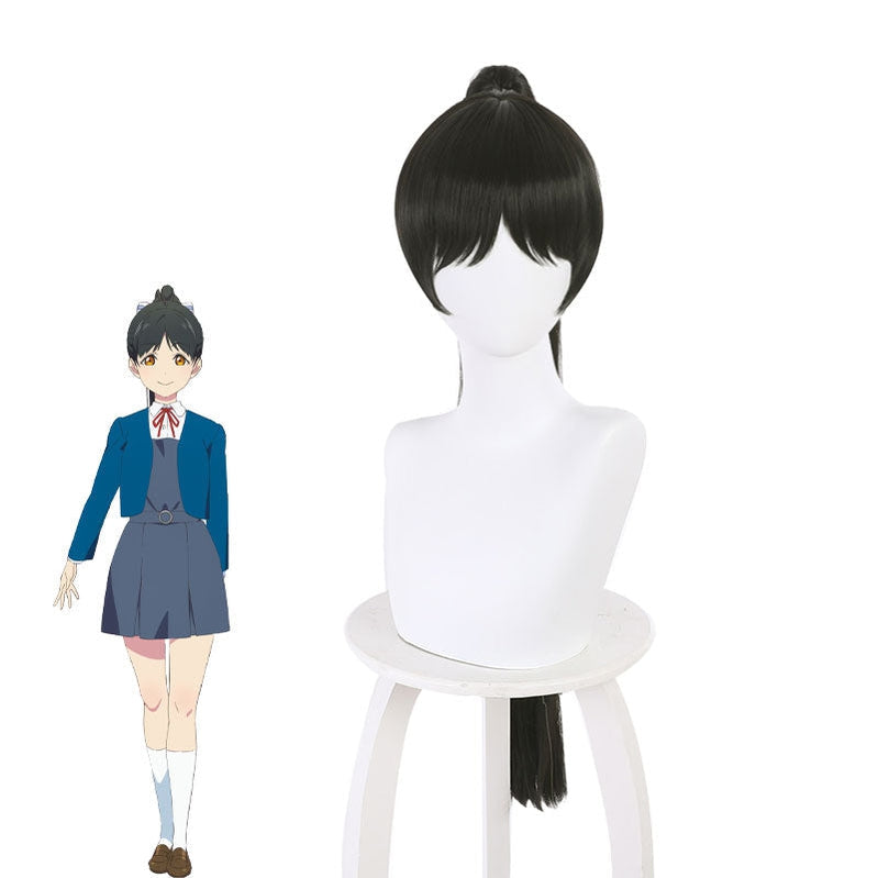 Anime LoveLive!SuperStar!! Hazuki Ren Black Long Ponytail Cosplay Wigs