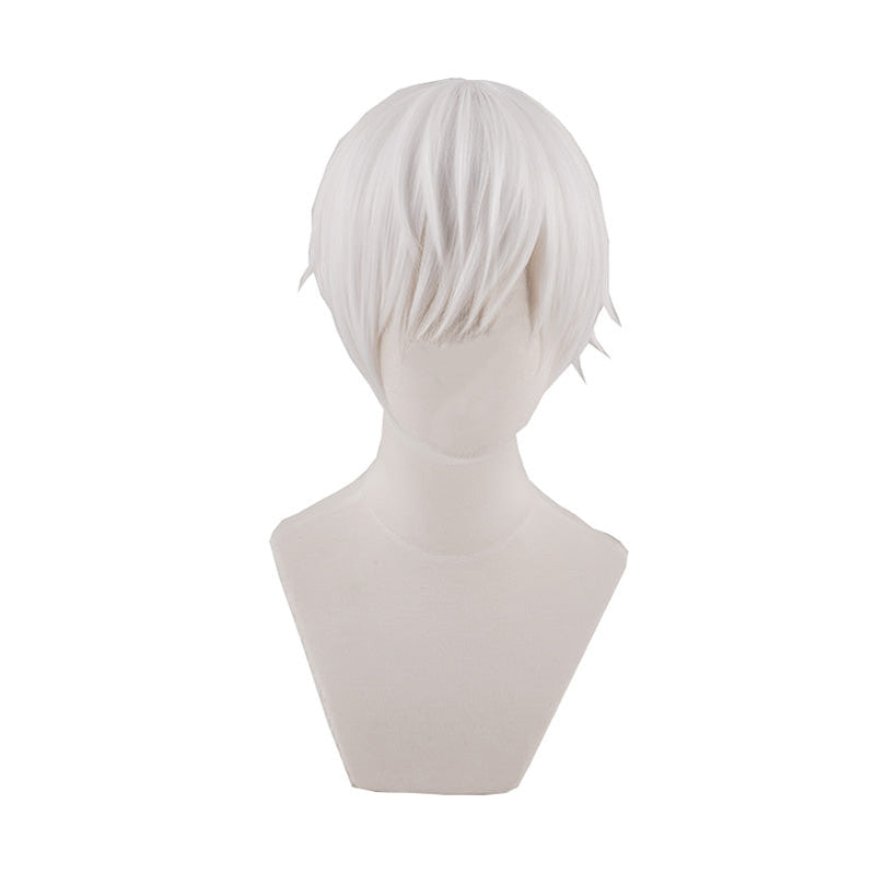 Anime Cells at Work White Blood Cell Short White Cosplay Wigs