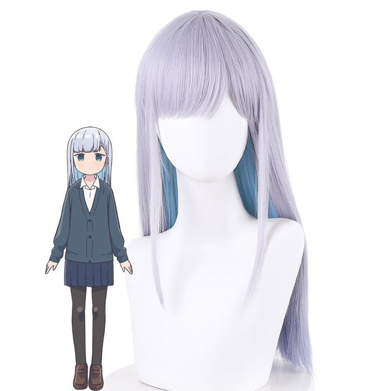 Anime Aharen-san wa Hakarenai Aharen Reina Gray Purple Cosplay Wigs