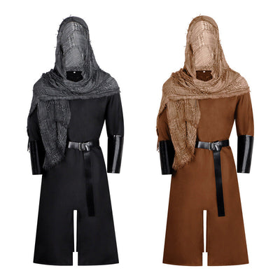 Steampunk Medieval Renaissance Knight's Robe Cosplay Costumes