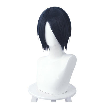 Anime Kaguya-sama: Love is War Yu Ishigami Navy Blue Men's Short Cosplay Wigs