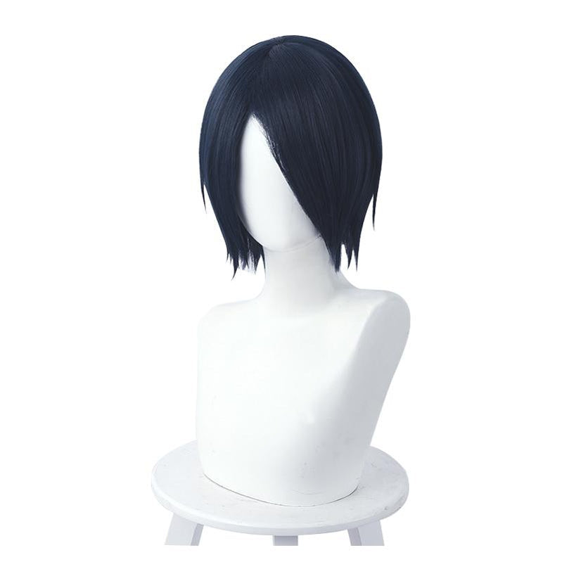 Anime Kaguya-sama: Love is War Yu Ishigami Navy Blue Men's Short Cosplay Wigs