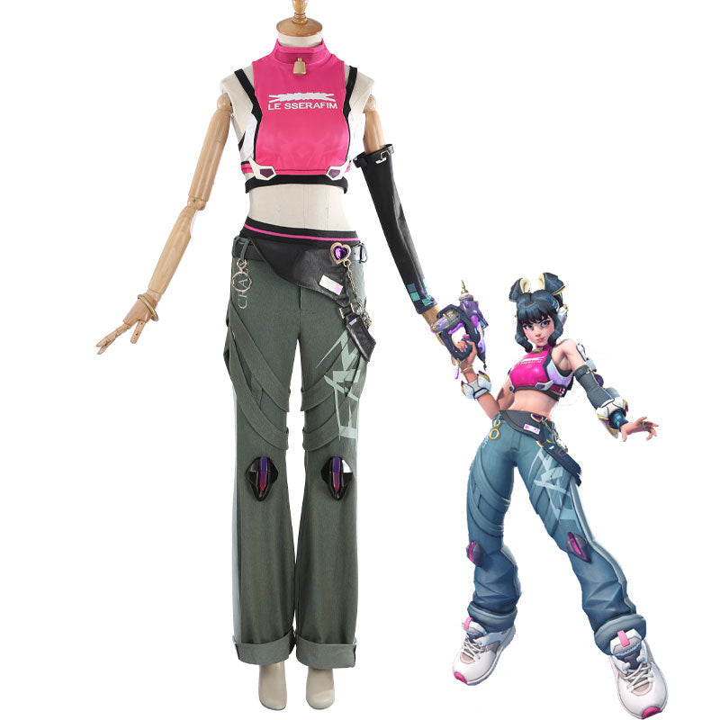 Overwatch 2 X LE SSERAFIM FEARLESS Juno Cosplay Costume