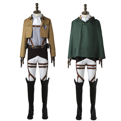 AOT Levi Ackerman Survey Corps Cosplay Costume