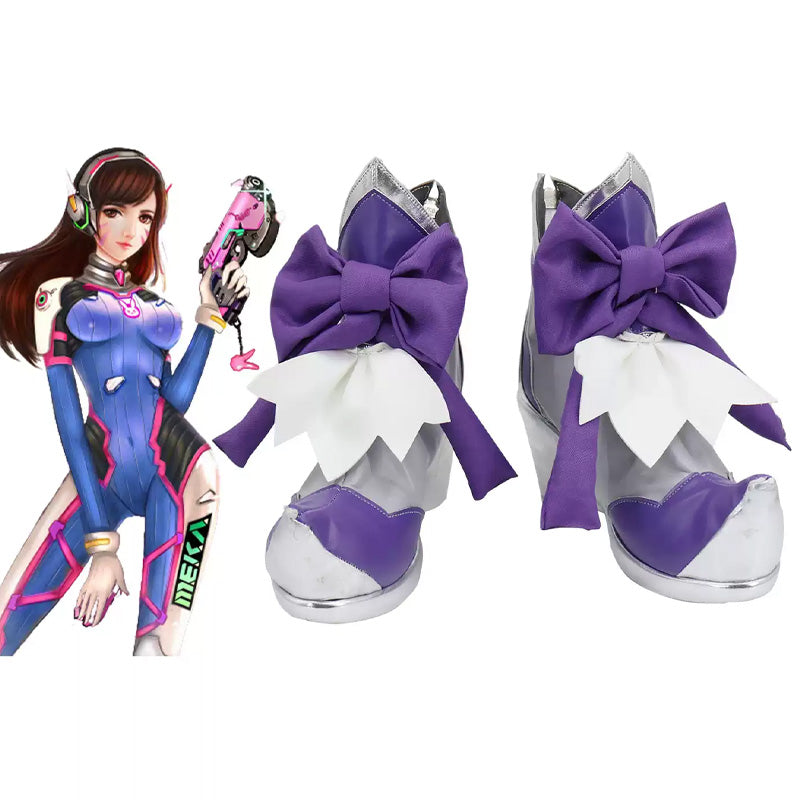 Overwatch D.Va Hana Song Cosplay Shoes