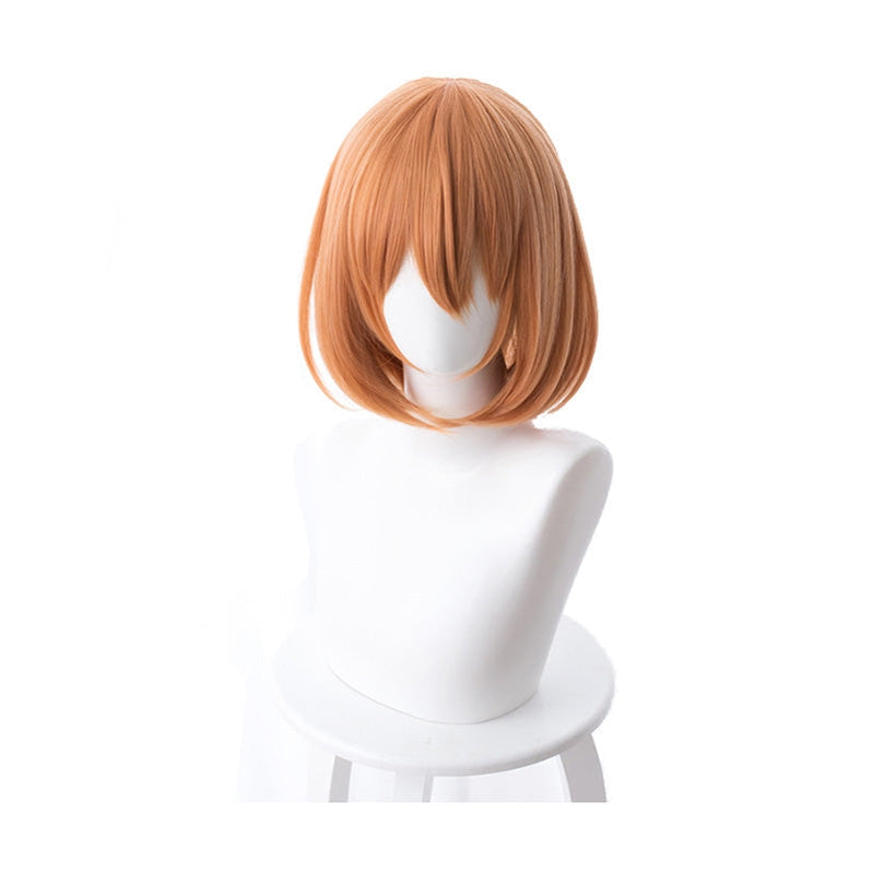 Anime The Quintessential Quintuplets Yotsuba Nakano Short Orange Cosplay Wigs