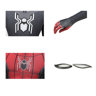 Spider-Man Far From Home Spider-Man Peter Parker Jumpsuit Cosplay Costumes With Soles