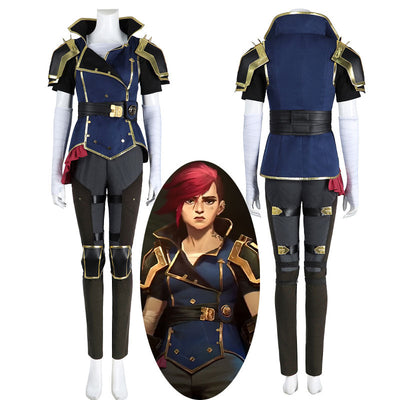 Game LOL Arcane Season 2 Vi Cosplay Costume