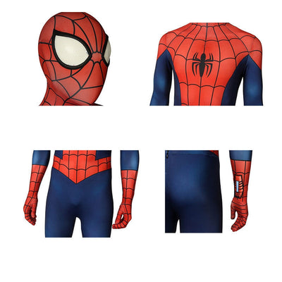 Ultimate Spider-Man Season 1 Peter Parker Elastic Force Jumpsuit Cosplay Costume