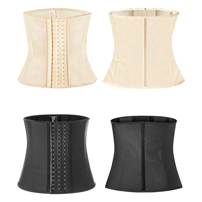 Sports Abdominal Fitness Waist Belt Latex Corset Three-layer Rubber Corset Cosplay Costumes