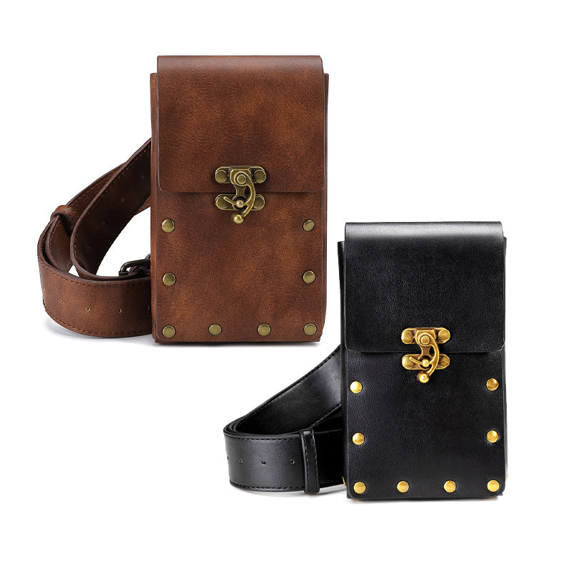 Retro Women's Bag Outdoor Sports Mini Waist Bag Cosplay Props
