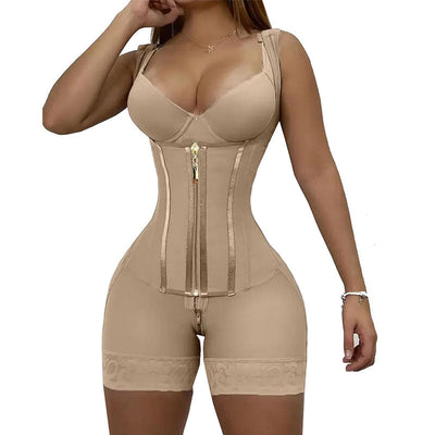 Shapewear Bodysuit for Women Tummy Control Fajas Colombianas Waist Trainer Butt Lifter Thigh Slimmer Full Body Shaper