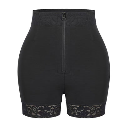 Zippered Body Shaping Waist-Slimming Hip-Lifting Tight-Fitting Safety Panties Cosplay Costumes