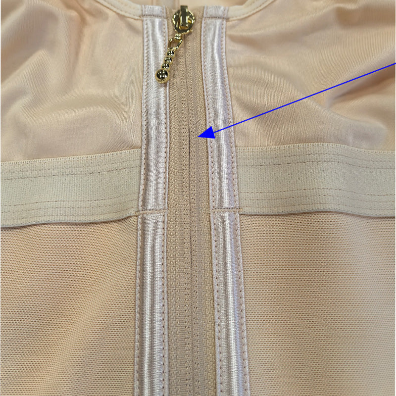 European Retro Sports Zipper Double-layer Tummy Control Vest Shapewear Cosplay Costumes