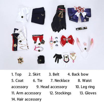 Honkai: Star Rail Evanescia Fullset Cosplay Costumes