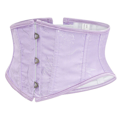 Womens Waist Trainer Cincher Heavy Duty Steel Boned Underbust Waspie Corset