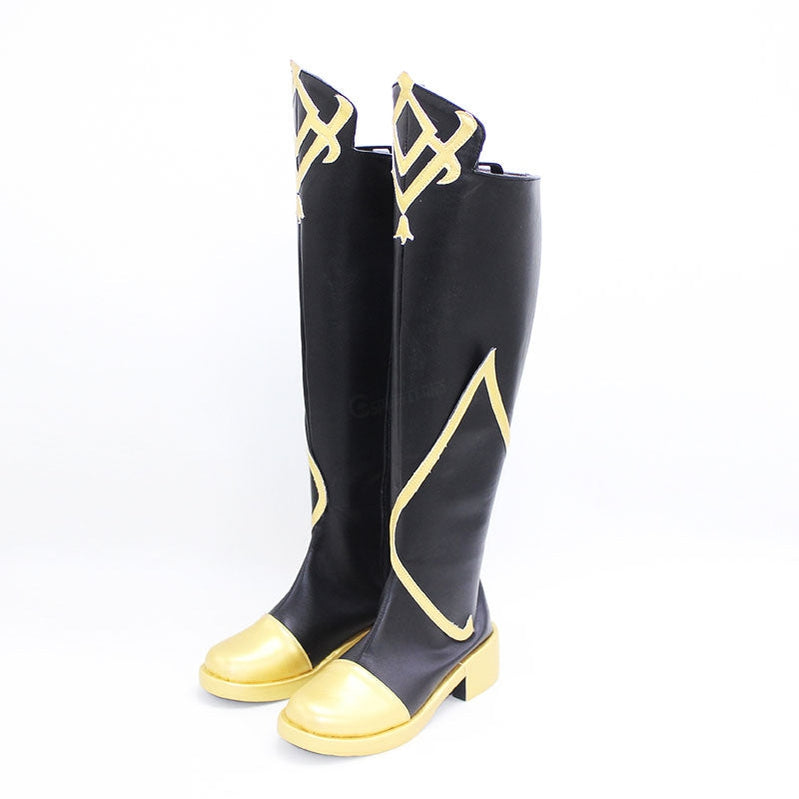 Game Genshin Impact Traveler Male Cosplay Shoes