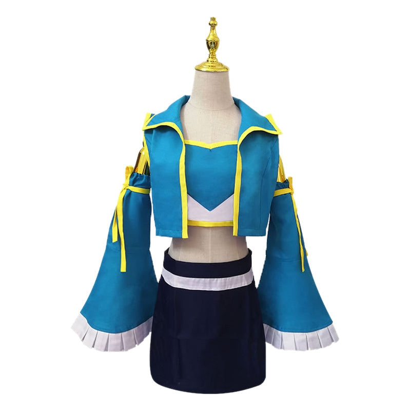 Anime Fairy Tail Lucy Heartfilia Uniforms Cosplay Costume