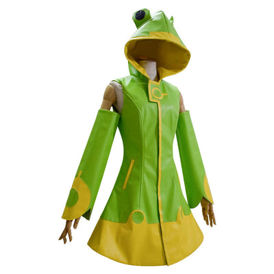Anime Cardcaptor Sakura: Clear Card Sakura Frog Raincoat Fullset Cosplay Costumes
