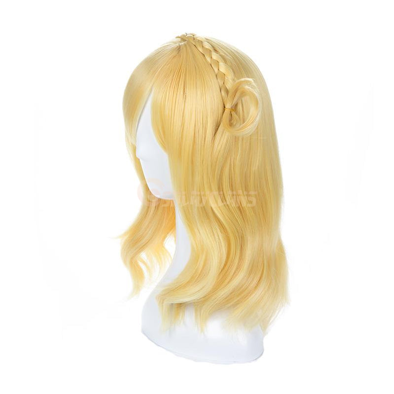 Anime LoveLive!Sunshine!! Ohara Mari Long Blond Cosplay Wigs