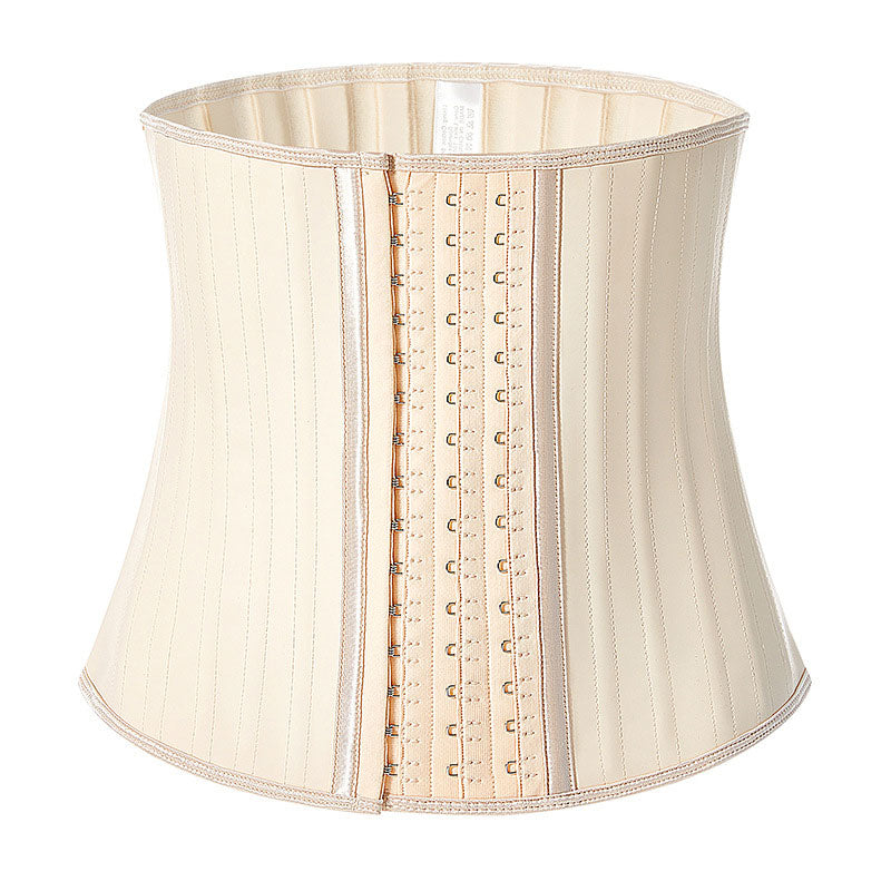 Steel Bone Smooth Rubber Abdomen Girdle Corset Cosplay Costumes