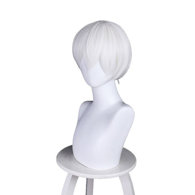 Anime To Your Eternity Fushi White Short Cosplay Wig
