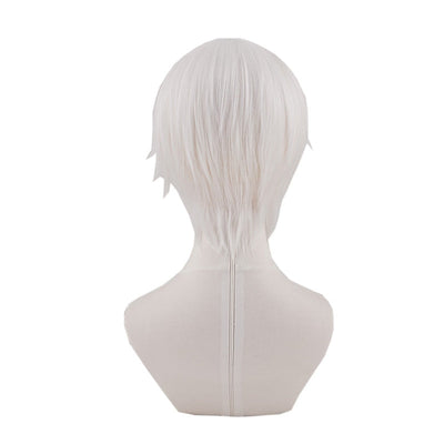 Anime Cells at Work White Blood Cell Short White Cosplay Wigs