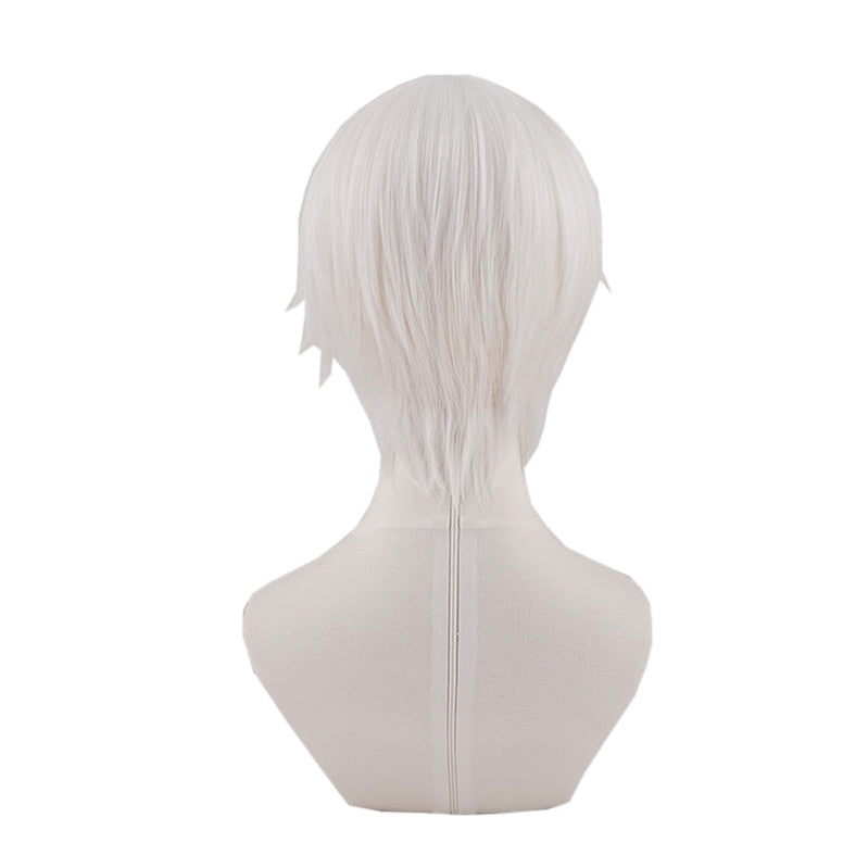 Anime Cells at Work White Blood Cell Short White Cosplay Wigs