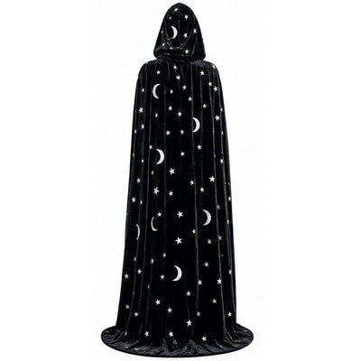 Halloween Death Demon Vampire Wizard Party Party Star Moon Velvet Cape Cosplay Costume
