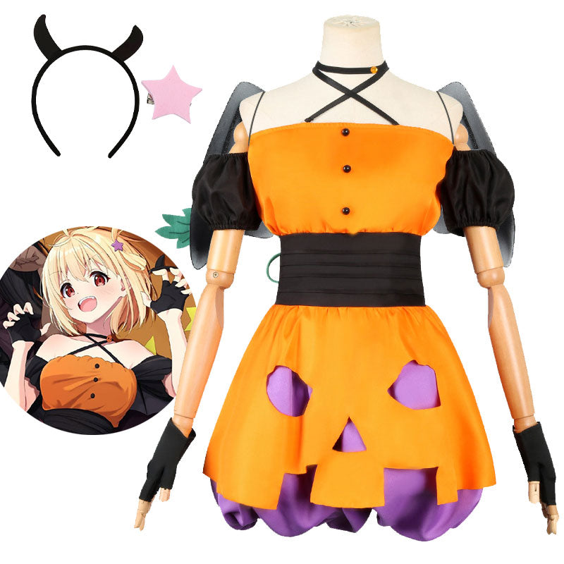 Anime Lycoris Recoil Chisato Nishikigi Halloween Little Devil Cosplay Costumes