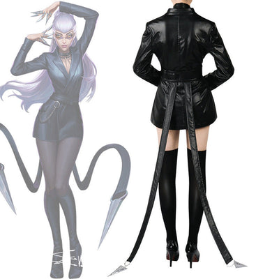 Game LOL KDA The Baddest Evelynn Fullset Cosplay Costumes