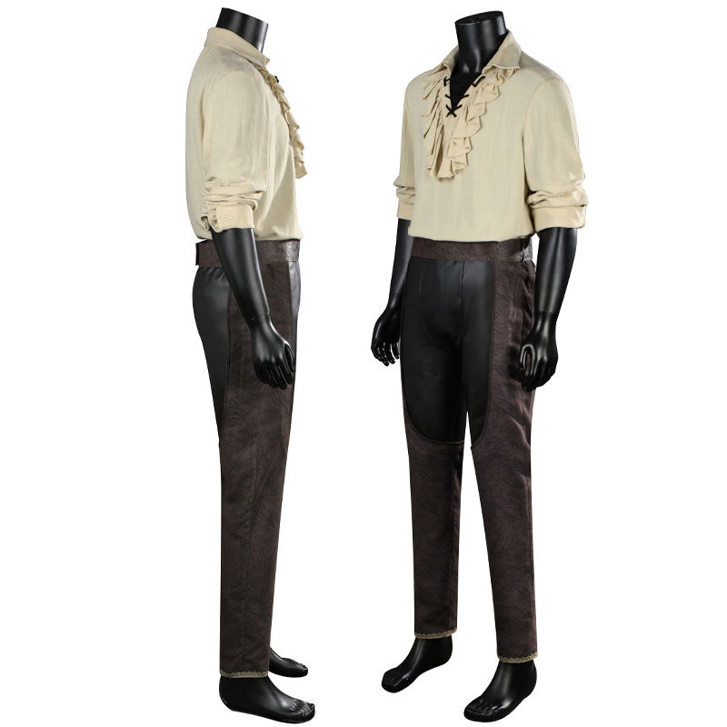 Baldur's Gate 3 Astarion Ancunin Camp Outfit Cosplay Costumes