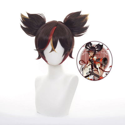 Game Genshin Impact Xinyan Brown Cosplay Wigs