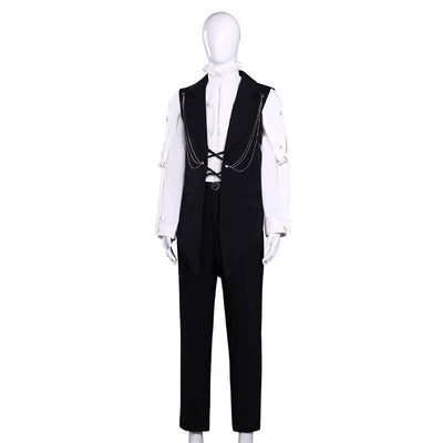 Tamon's B-Side Ori Sakaguchi Black Vest Uniform Cosplay Costume