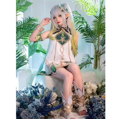 Game Genshin Impact Dendro Archon Kusanali Nahida Kids Cosplay Costumes