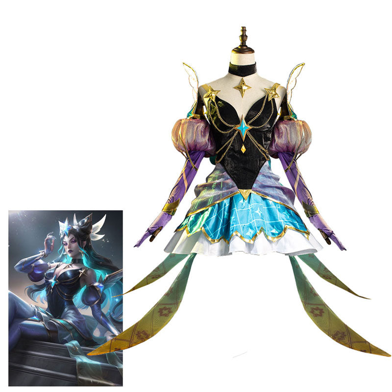 Game LOL Star Guardian 2022 Prestige Syndra Cosplay Costumes