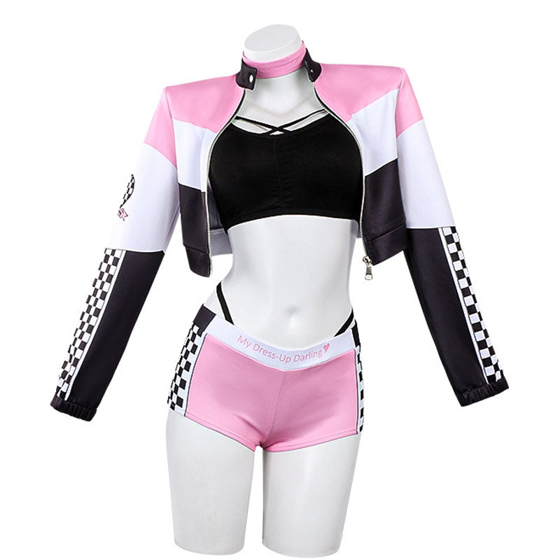 My Dress Up Darling Marin Kitagawa Race Queen Cosplay Costumes
