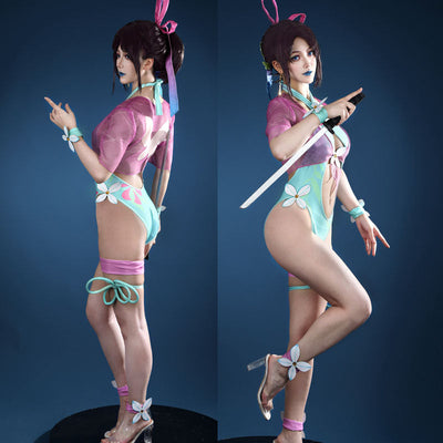 Marvel Rivals Psylocke Breezy Butterfly Cosplay Costumes