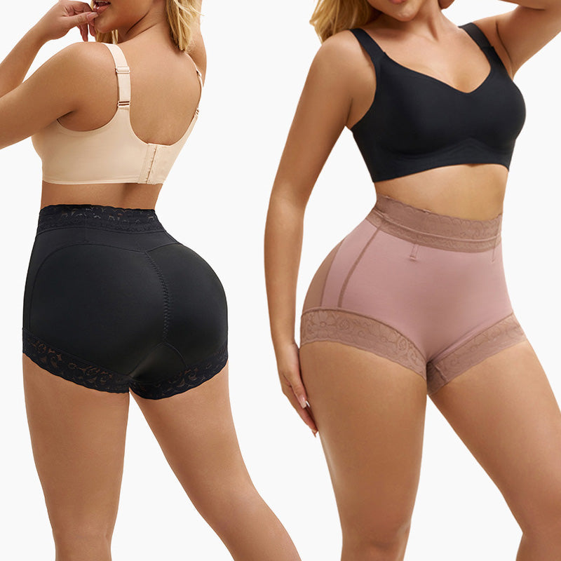 High Waisted Hip Lifting Tummy Control Non Slip Lace Safety Underwear Cosplay Costumes