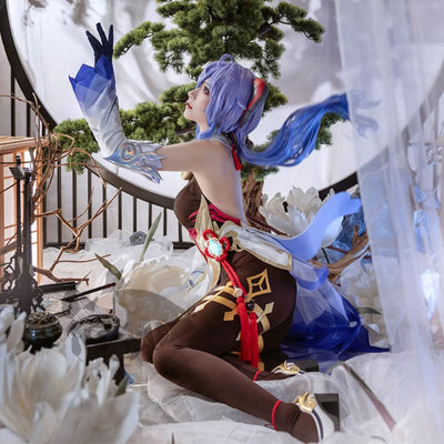 Game Genshin Impact Ganyu Fullset Cosplay Costume