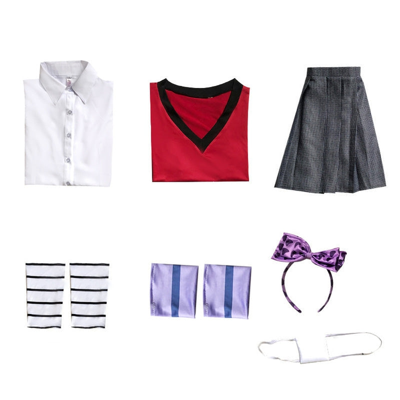 Anime Kakegurui Midari Ikishima Outfits Cosplay Costume