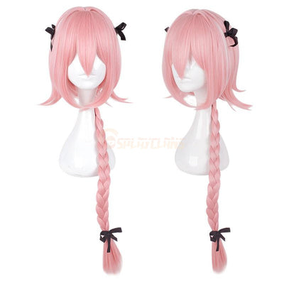 FGO Fate/Grand Order Astolfo Sailor Pink Long braid Cosplay Wigs