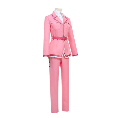Anime Cells at Work Eosinophil Pink Uniform Cosplay Costume with Hat