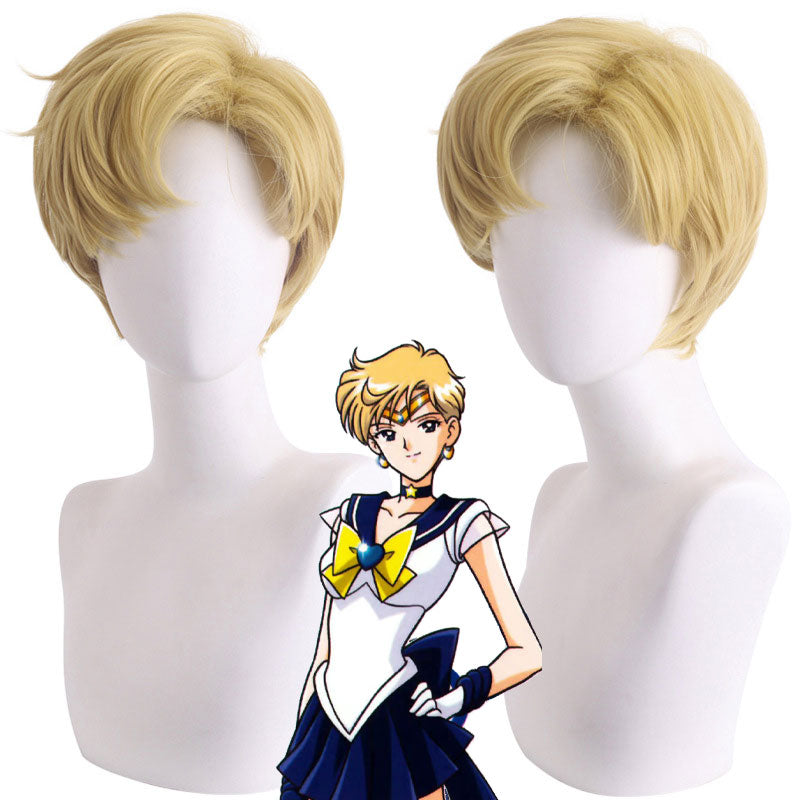 Anime Sailor Moon Haruka Tenou & Michiru Kaiou Cosplay Wig