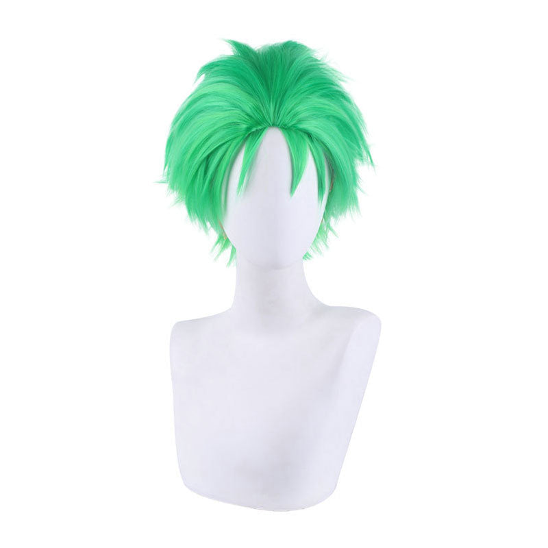 Anime One Piece Roronoa Zoro Green Cosplay Wigs